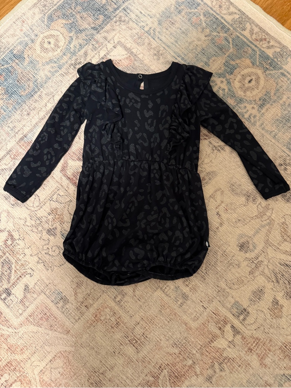 Kyte BABY Black Midnight Leopard shimmer - Bubble